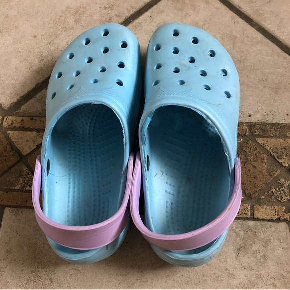 Pastel Blue/Purple Crocs - Picture 2 of 2